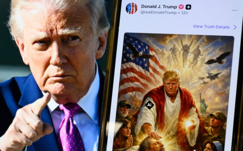 Creatura satanică din imaginea lui Donald Trump: Ce e „capra” asta diabolică