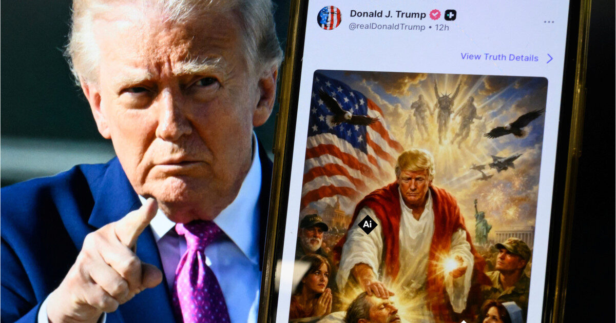 Creatura satanică din imaginea lui Donald Trump: Ce e „capra” asta diabolică