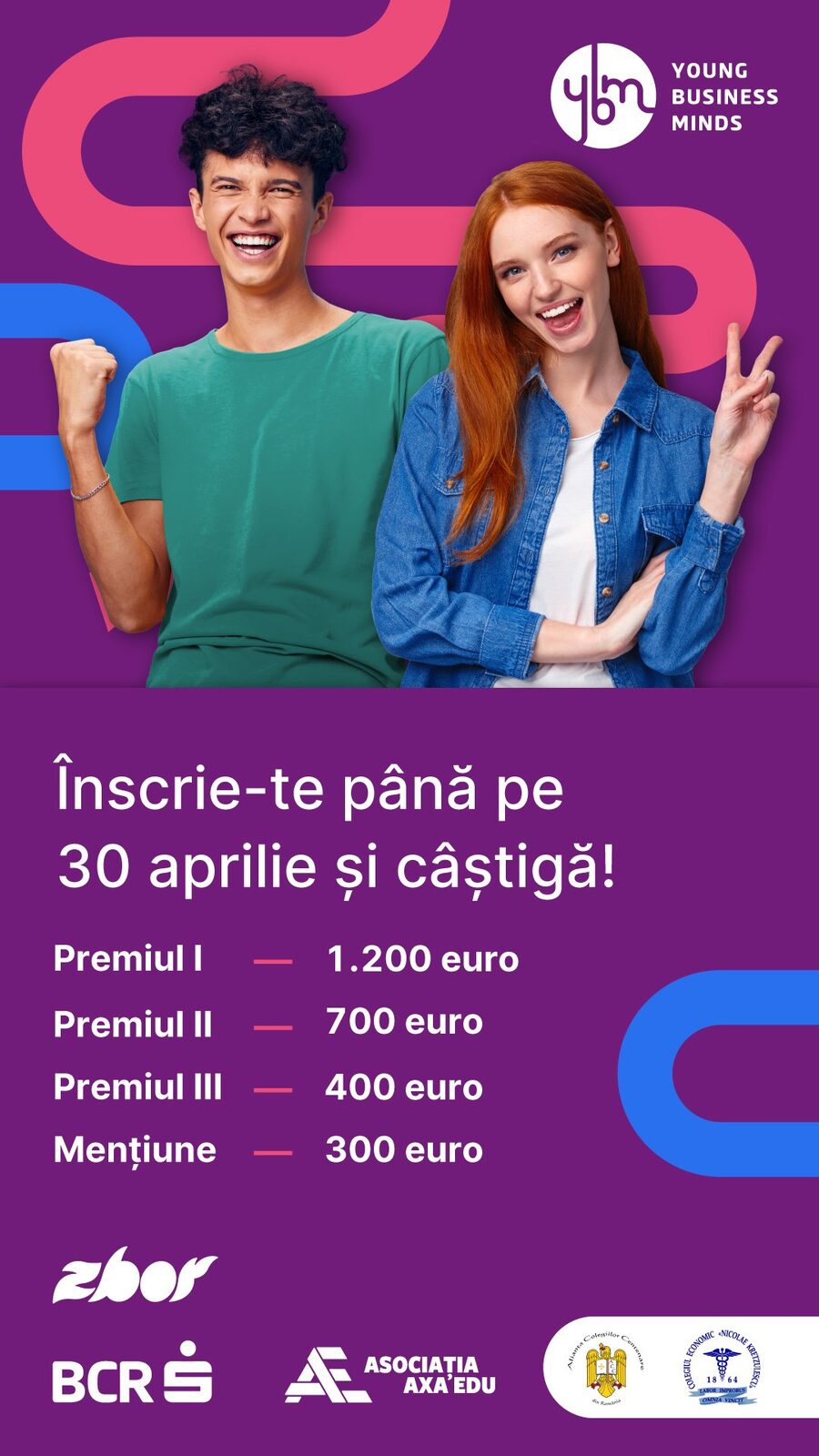 Banca Comercială Română (BCR), Asociația Axa Edu și Colegiul Economic „Nicolae Kretzulescu” lansează ediția 2026 a competiției Young Business Minds, program dedicat liceenilor din București