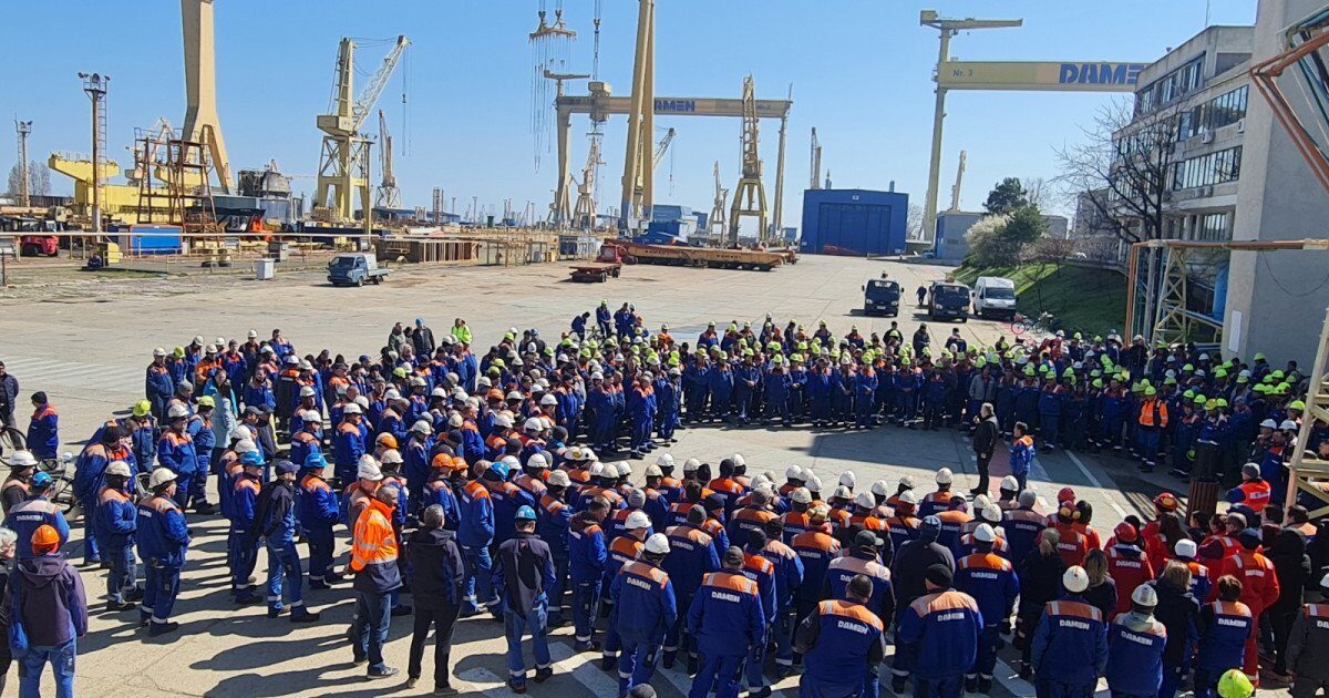 Ajutor de 5.000 de lei pentru angajații Șantierului Naval Mangalia: Când intră banii