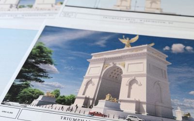 Arc de triumf colosal marca Donald Trump: Washington în competiție cu Bucureștiul