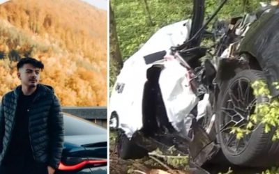 Accident teribil la Snagov: David și Mihai, doi tineri de 20 de ani, au murit