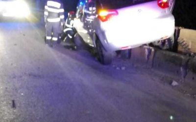 Accident grav în Bistrița-Năsăud: Trei bărbați, la spital după impact pe DN 17