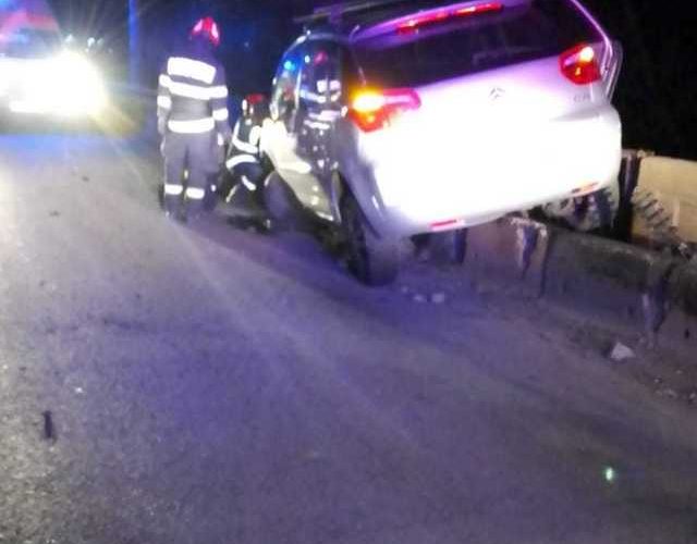 Accident grav în Bistrița-Năsăud: Trei bărbați, la spital după impact pe DN 17