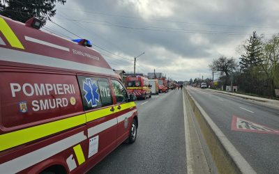 Blocaj total la Jilava: Camion blocat pe A0, combustibil pe carosabil