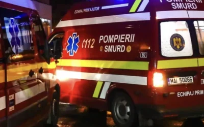 Incendiu în Râmnicu Vâlcea: Un om al străzii, intoxicat și dus la spital