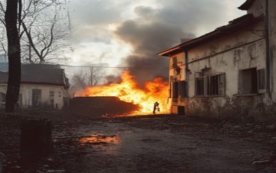 Incendiu devastator în Mureș: Un bărbat de 60 de ani, carbonizat într-o casă din Viișoara