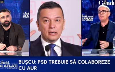 PSD, dependent de AUR? Bușcu: AUR ar putea cere șefia Guvernului