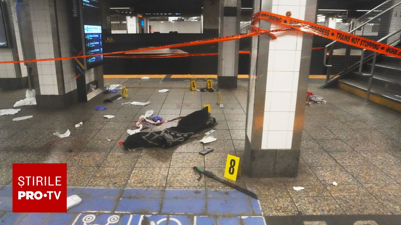 Atac cu macetă la metroul din New York: Un individ a înjunghiat trei persoane