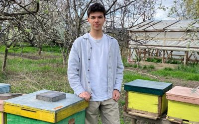 Codrin, elevul din Iași care a cucerit lumea cu stupina „inteligentă”