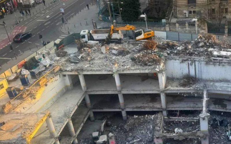 Bancorex renasște pe Calea Victoriei: AFI Central Tower, șantierul în imagini