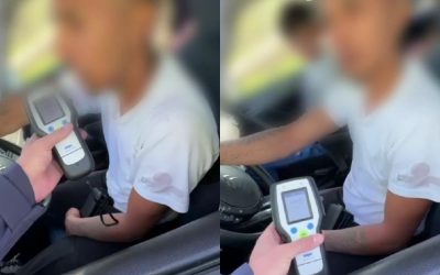 Brașovean prins beat la volan cu 3 copii: „O sticlă de whisky și beri”