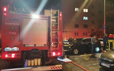 Incendiul din Brașov: 25 de persoane evacuate din apartament