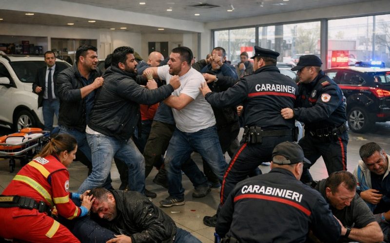 Bătaie generală la o negociere auto: Români, Indieni și Pakistanezi, la spital