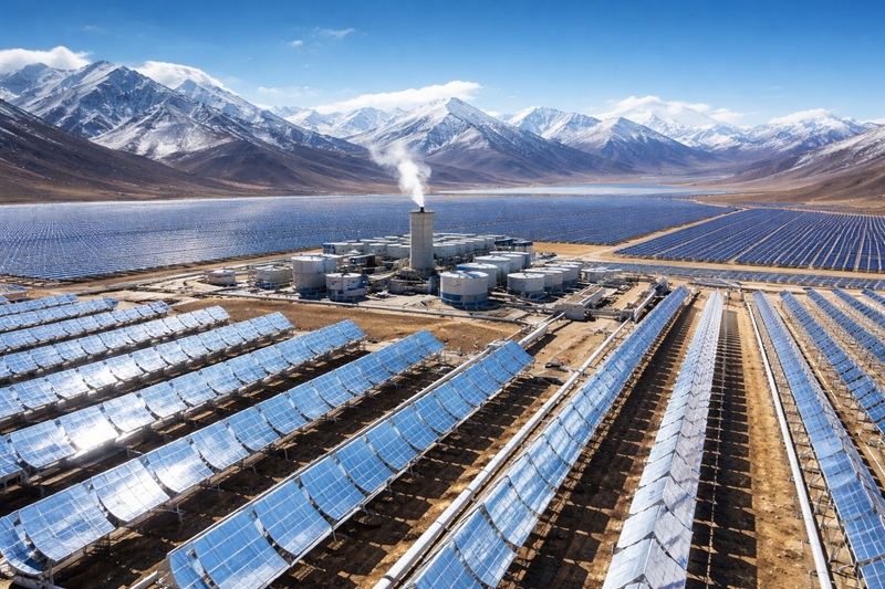 China sfidează recordurile: Mega-centrală solară în tibet, la altitudine extremă