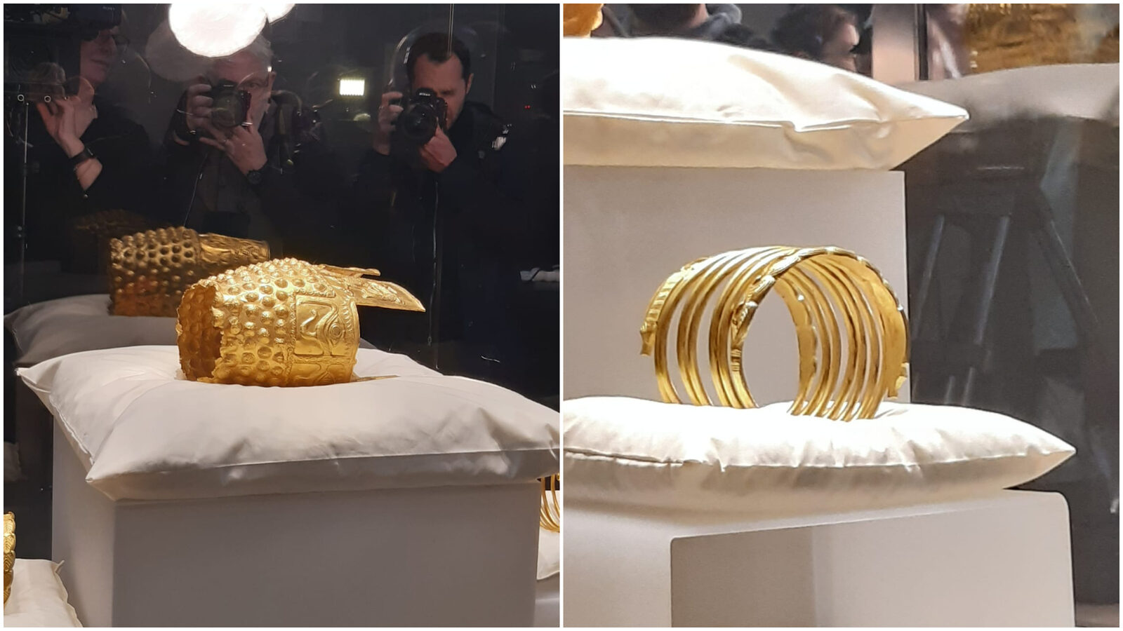 Coiful de la Coțofenești și brățări dacice, expuse la MNIR. Directorul, despre siguranță