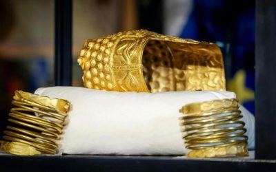 Coiful de la Coțofenești și brățările dacice, acasă: Tezaurul, expus 10 zile