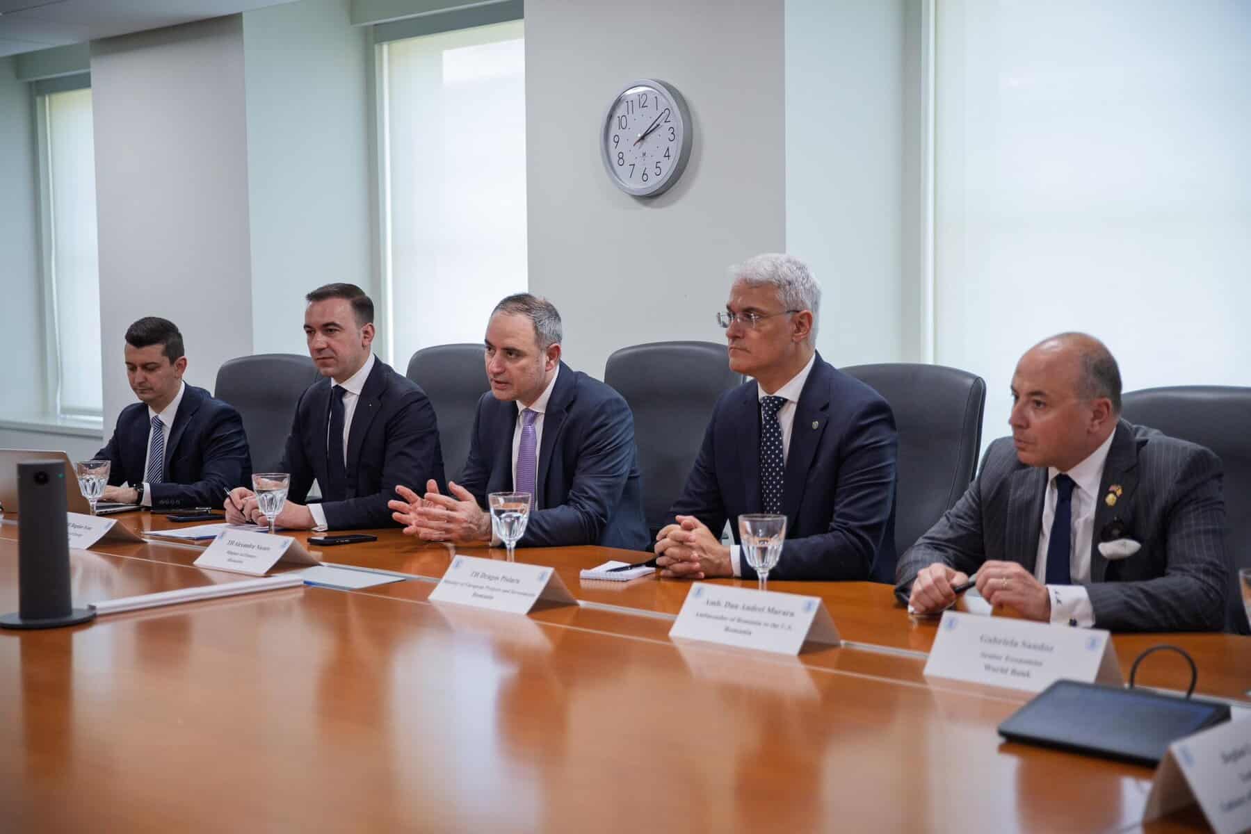 Miniștrii României, desant la Washington: Fonduri US Exim Bank pentru investiții strategice