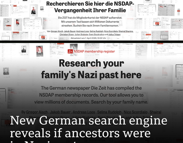 Nou motor de căutare german: Verifică trecutul nazist al rudelor