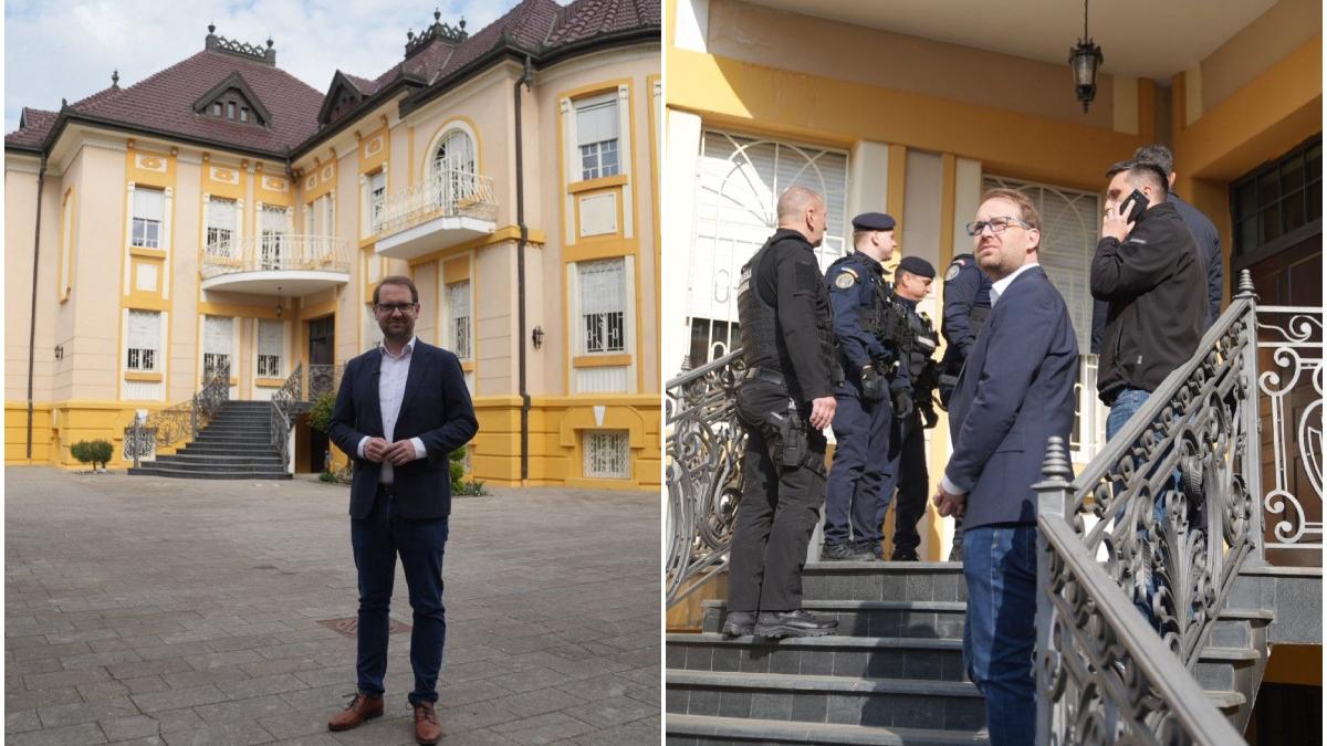 Fritz, cu jandarmi, la vila clanului Momiță: Imobilul revine Timișoarei
