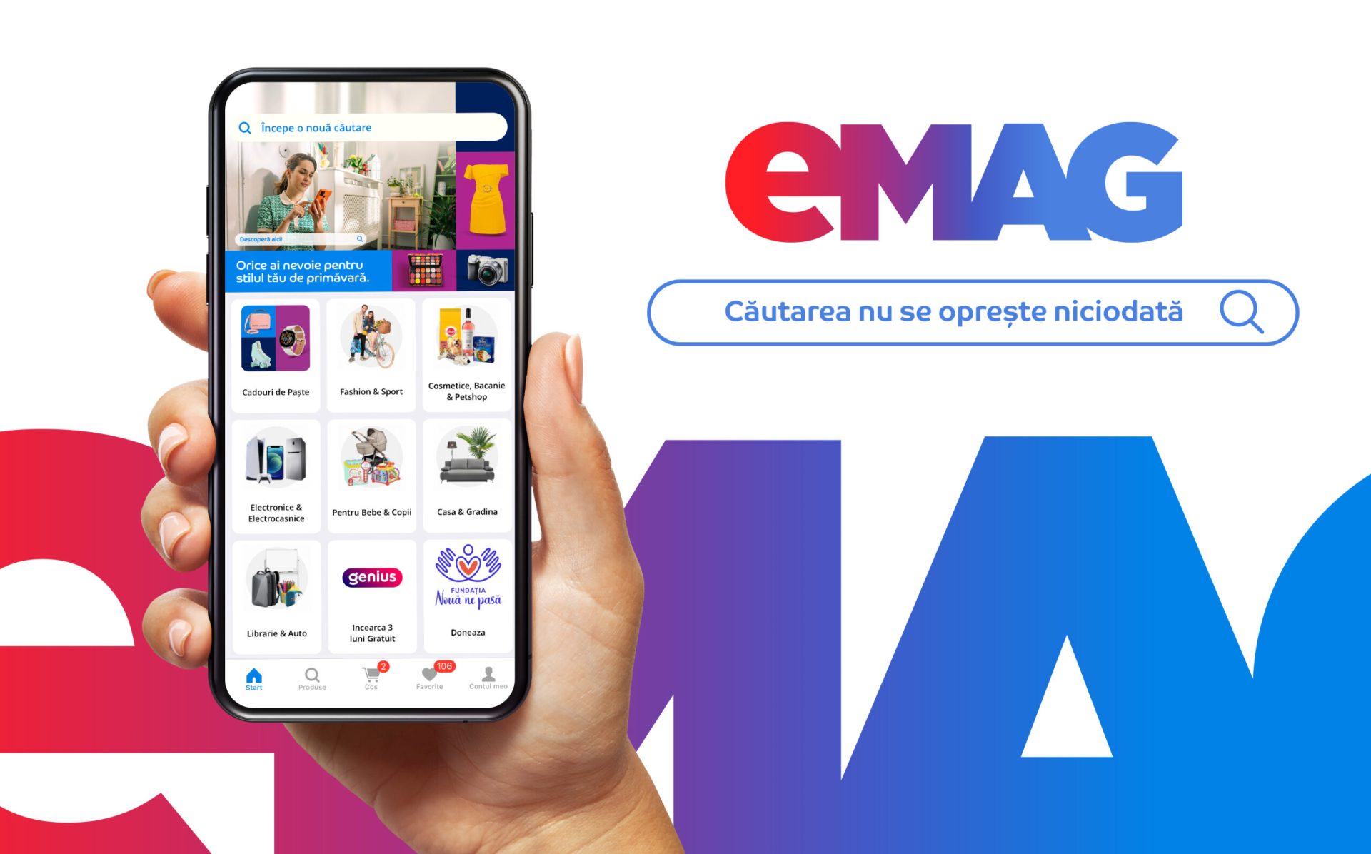 Emag dă notificări pe whatsapp, gratis, pentru clienți