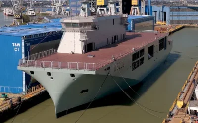 Damen Galați, performanță uriașă: A construit un portavion pentru Olanda