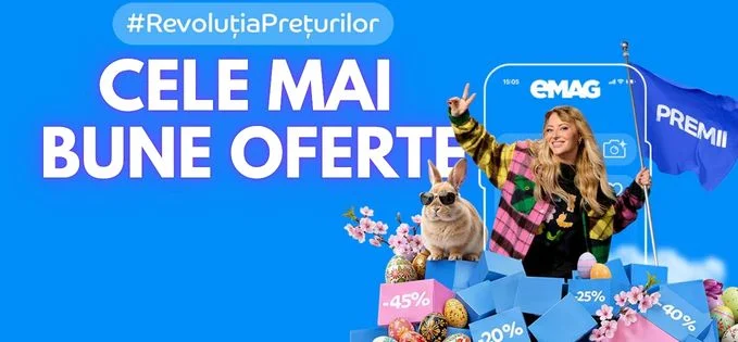 EMAG dă startul revoluției prețurilor: 20 de oferte care te lasă fără cuvinte