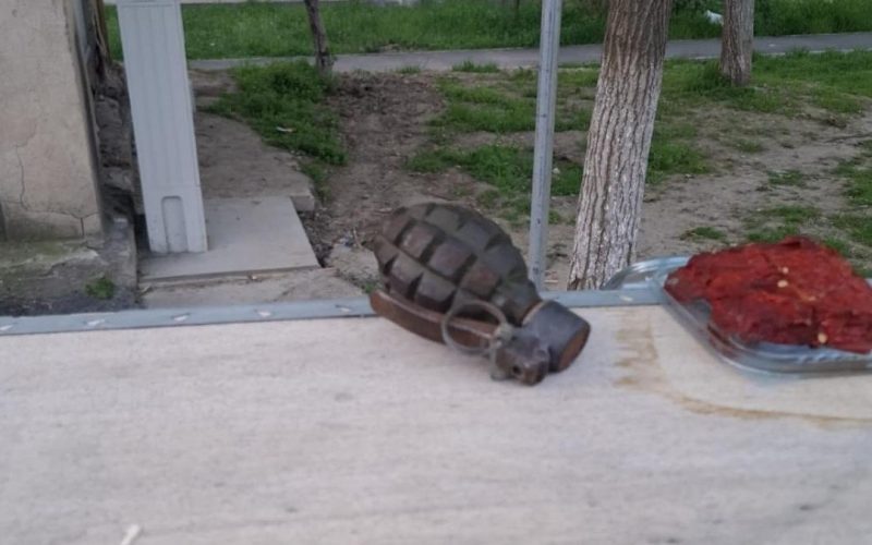 Grenadă defensivă, descoperită la Galați, pe un bulevard important