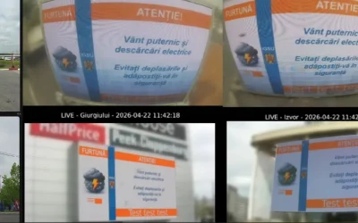 Alerte Ro-Alert pe panouri digitale în București și 17 orașe