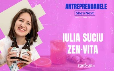 Iulia Suciu (Zen-Vita), despre start-up: „Pendulezi între bine și suficient”