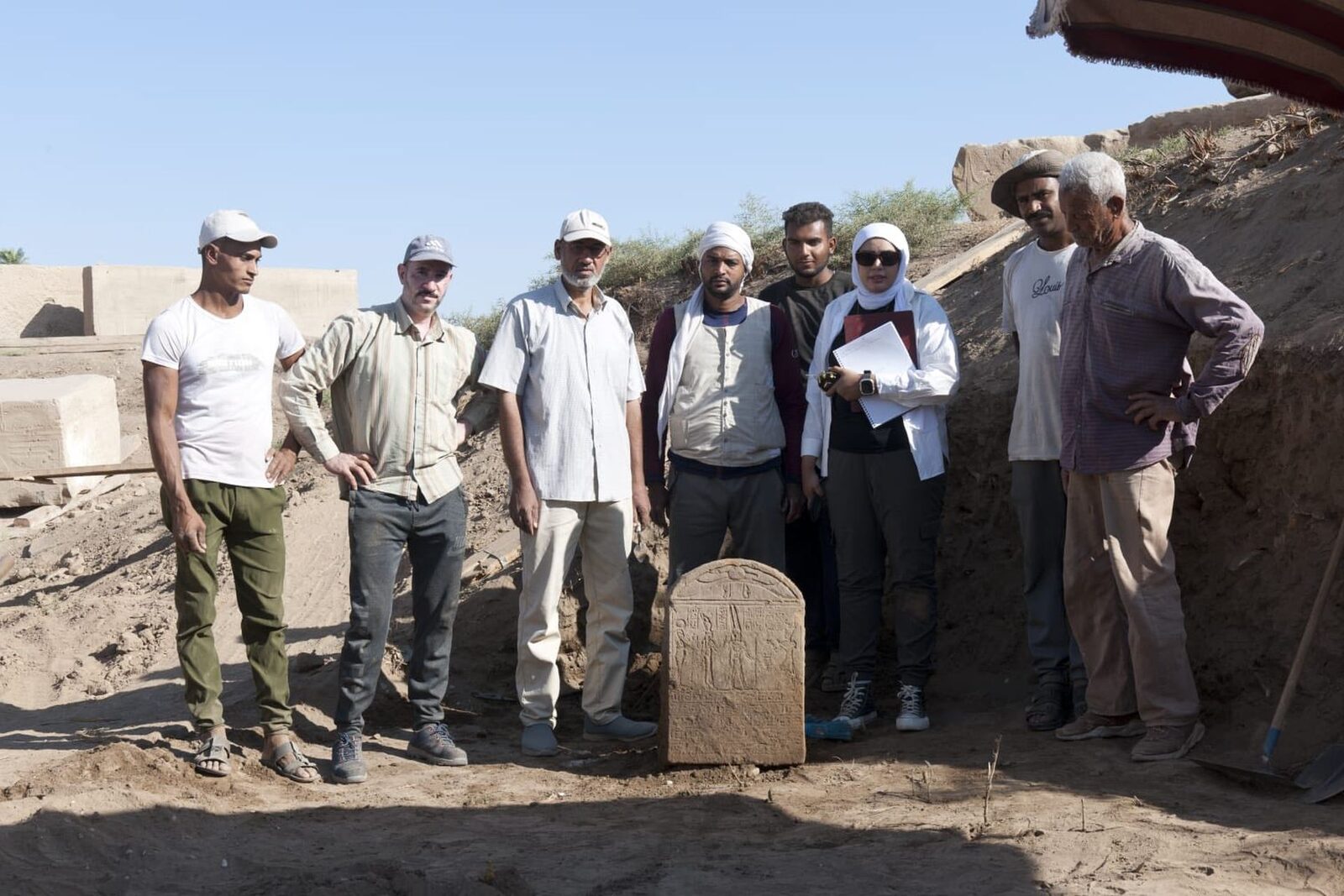 Monument inedit la Luxor: Împărat Roman, prezentat ca Faraon!