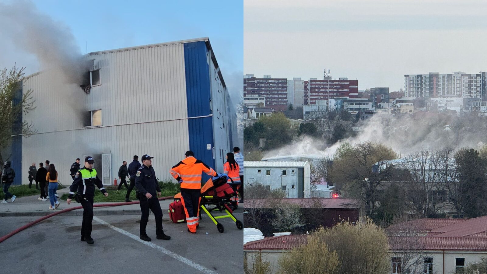 Incendiu violent în Constanța: Flăcări la un apartament din Henri Coandă
