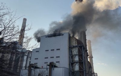 Incendiu la ROVINARI: Grupul 5, oprit. Probleme majore la termocentrală