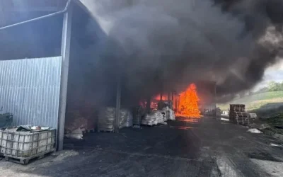 Incendiu puternic în Sălaj: Ro-Alert a alertat populația