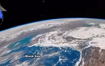 România, văzută de astronauții NASA din spațiu: Delta Dunării și Marea Neagră, imagini spectaculoase