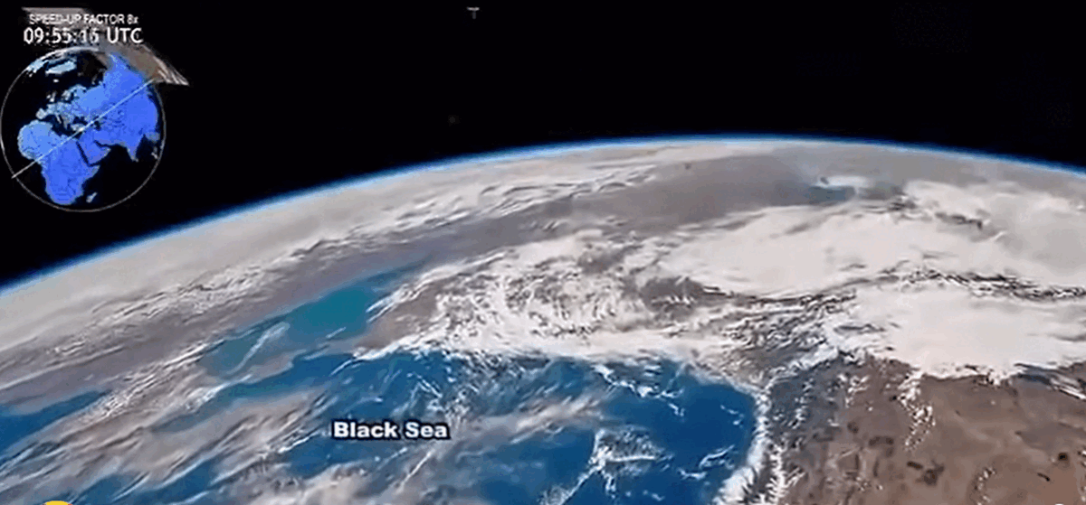 România, văzută de astronauții NASA din spațiu: Delta Dunării și Marea Neagră, imagini spectaculoase