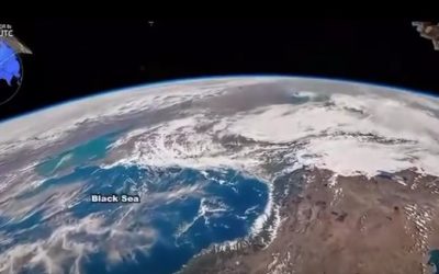 Imagini SPECTACULOASE din spațiu: Marea Neagră, văzută de Orion! Ambasada României a prezentat VIDEO