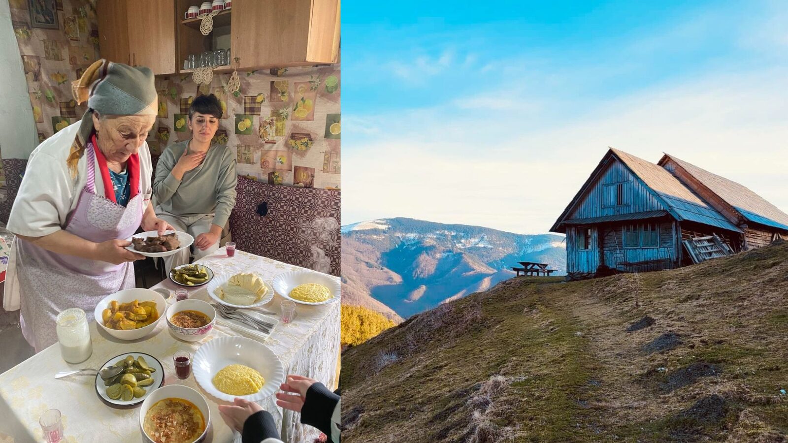 Maria Hoadrea, bunica din Țara Colibelor, îi așteaptă pe turiști cu bucate alese