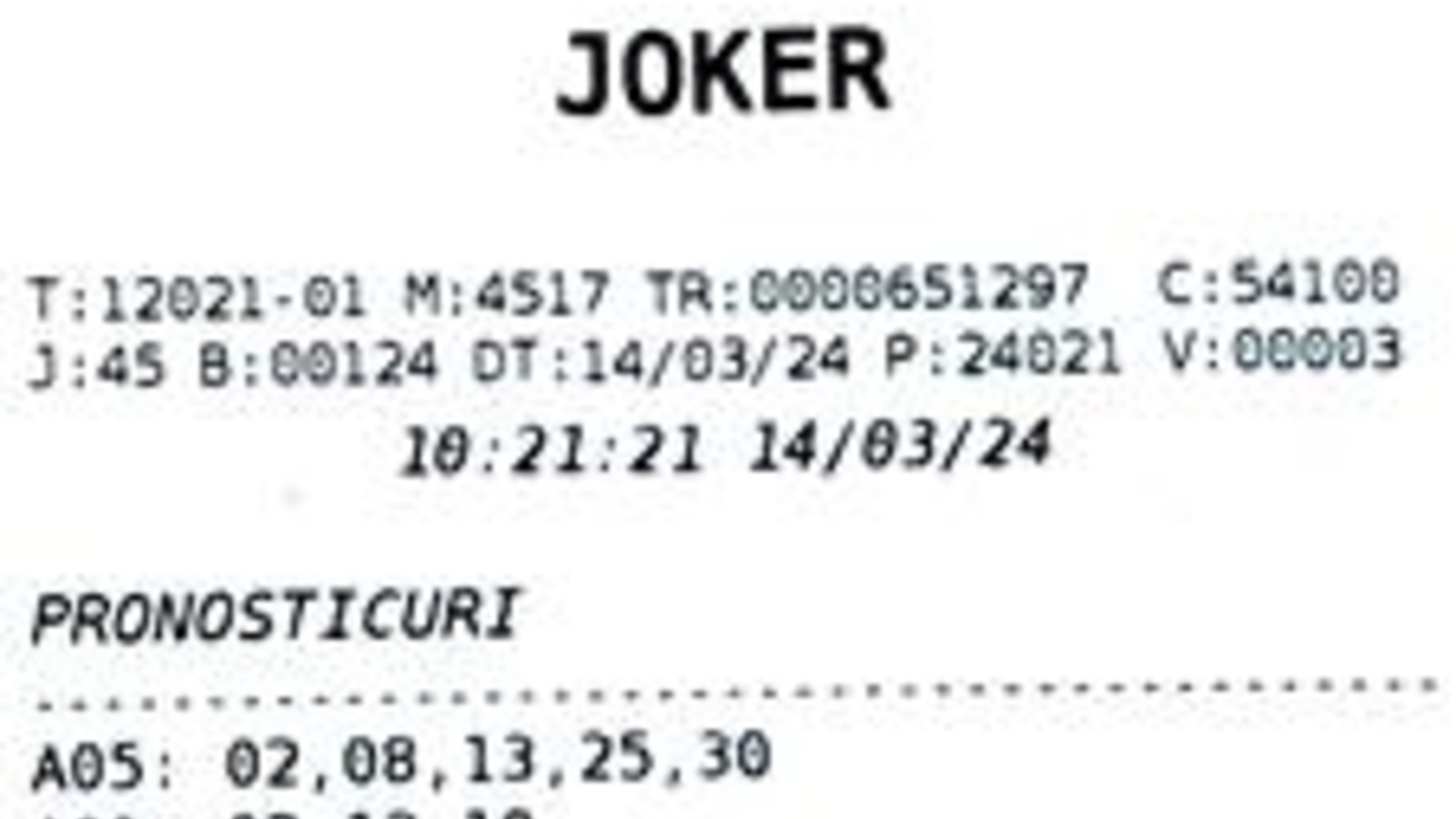 Jackpot joker: Un român, la un pas de 12 milioane de euro