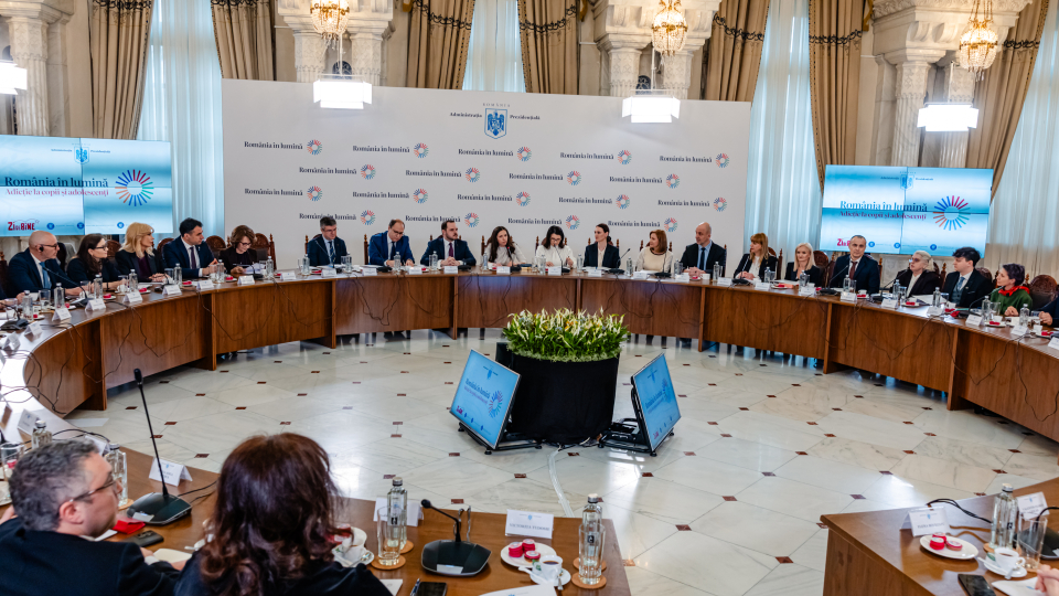 Eveniment la Cotroceni despre adicțiile la copii, cu partenera lui Nicușor Dan