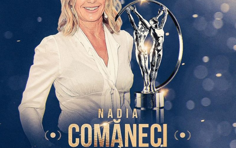 Nadia Comăneci, legendă a gimnasticii, premiată cu Laureus pentru întreaga carieră