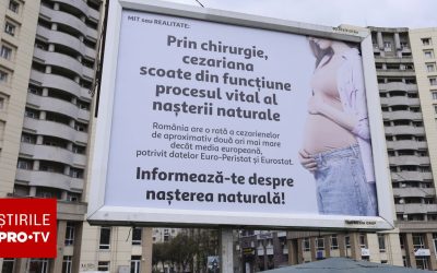București: Colegiul Medicilor, ACUZAȚII GRAVE despre panourile cu cezariene!