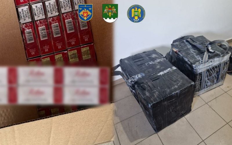 Rețea de contrabandă cu țigări, lovită în Republica Moldova: Poliția de Frontieră Română, implicată