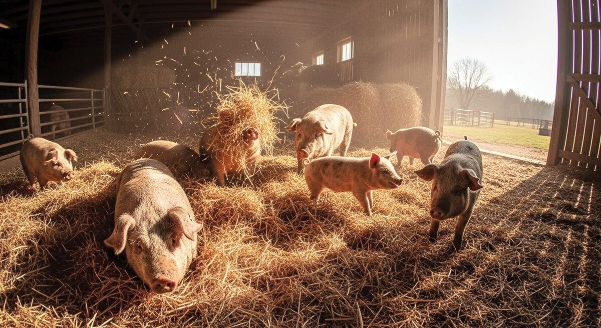 Harghita: Fermă de porci cu 400 de animale, după ani de așteptare