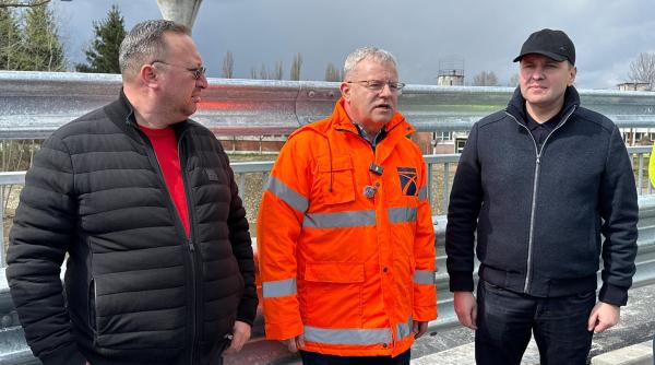 Pucioasa: Circulația pe podul peste Bizdidel, reluată după reparații