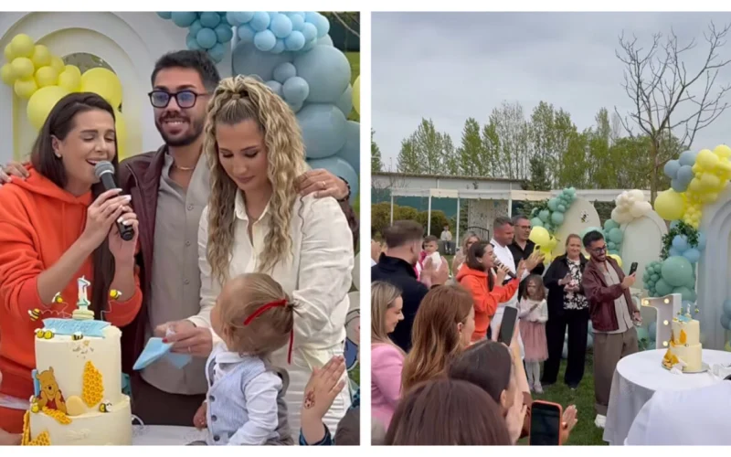 Amir, fiul Claudiei Puican și al lui Nicoară, la tăierea moțului: Ce a ales micuțul? FOTO