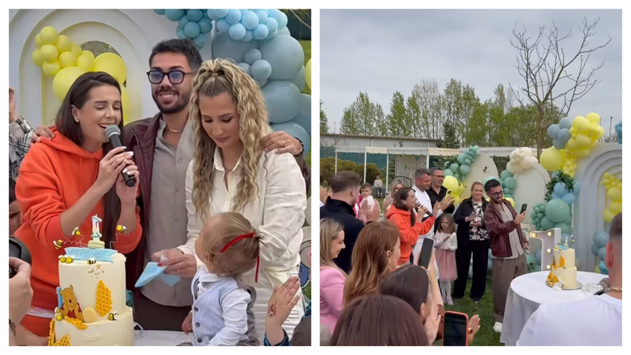 Amir, fiul Claudiei Puican și al lui Nicoară, la tăierea moțului: Ce a ales micuțul? FOTO