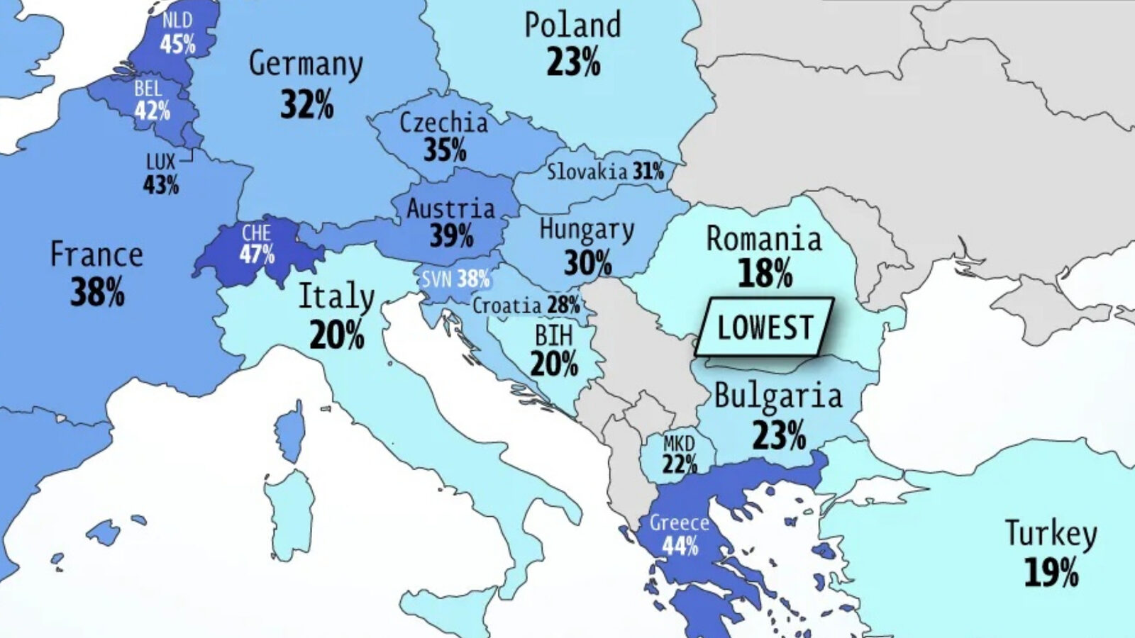 România, pe ultimul loc în Europa la adopția AI