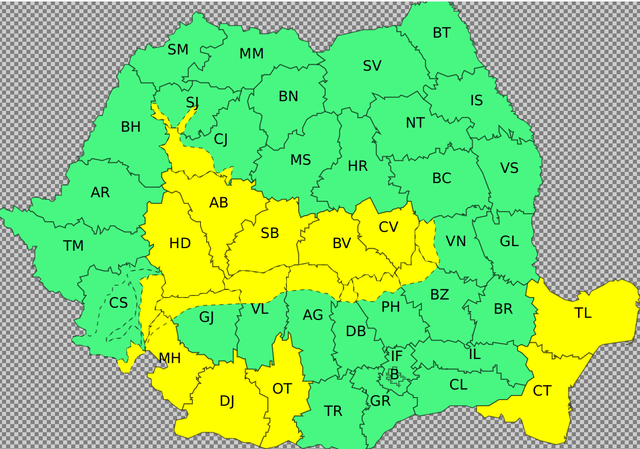 Vreme severă: ANM anunță ploi, vânt puternic și ninsori la munte