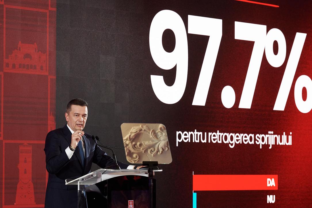 PSD, vot decisiv: Social-democrații retrag sprijinul pentru premierul Liberal